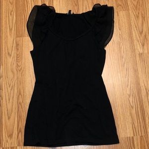 Express flutter sleeve top